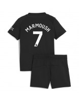 Manchester City Omar Marmoush #7 Vieraspaita Lasten 2025-26 Lyhythihainen (+ shortsit)